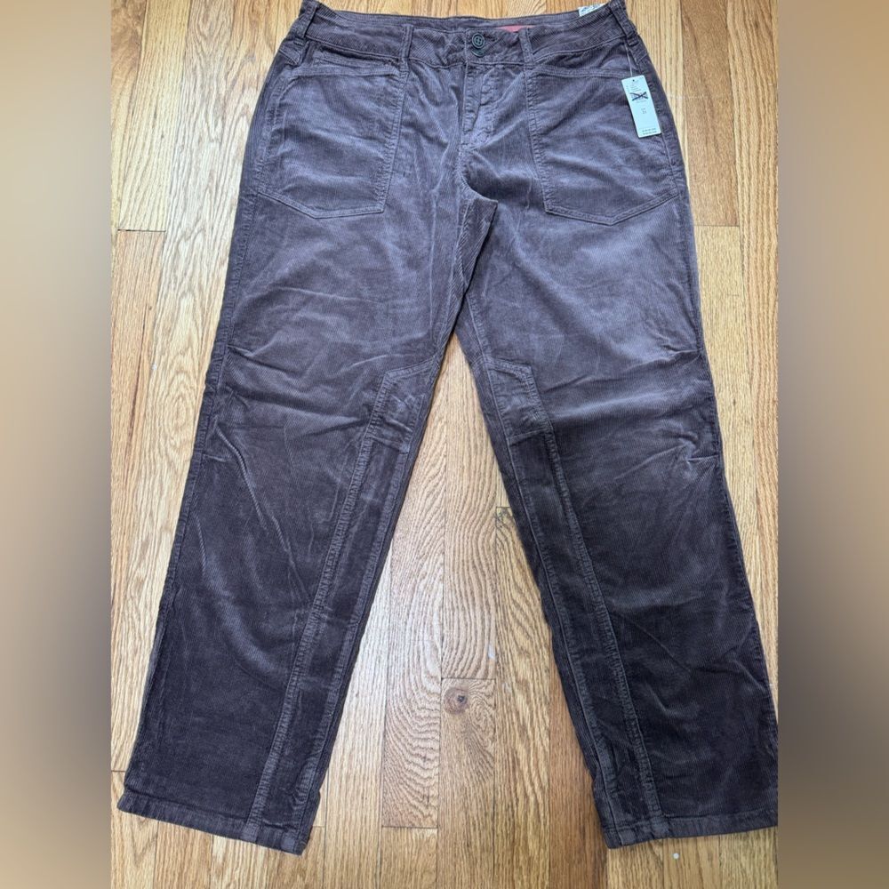 Anthropologie Pilcro the‎ wanderer corduroy cargo pants size 31 brown